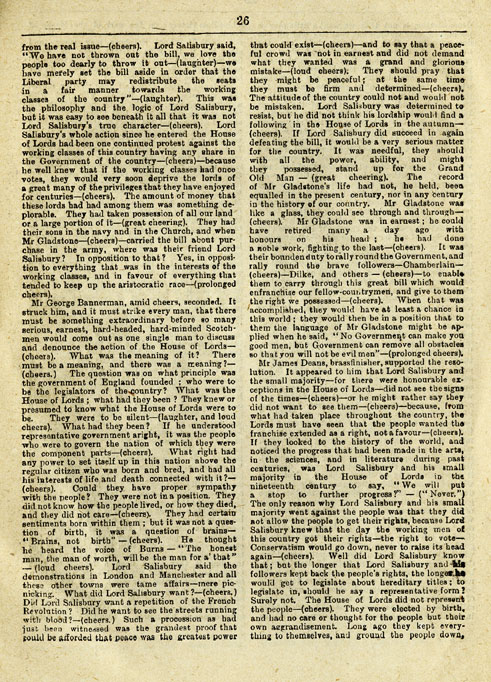 RAD132, The Reform Demonstration in Aberdeen. Description of the Procession and report of speeches at the Great Mass Meeting on the Links