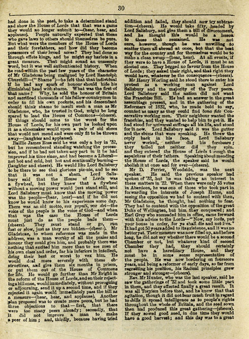 RAD132, The Reform Demonstration in Aberdeen. Description of the Procession and report of speeches at the Great Mass Meeting on the Links