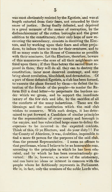 RAD134, A Word in Season to the Electors of the County and City of Aberdeen