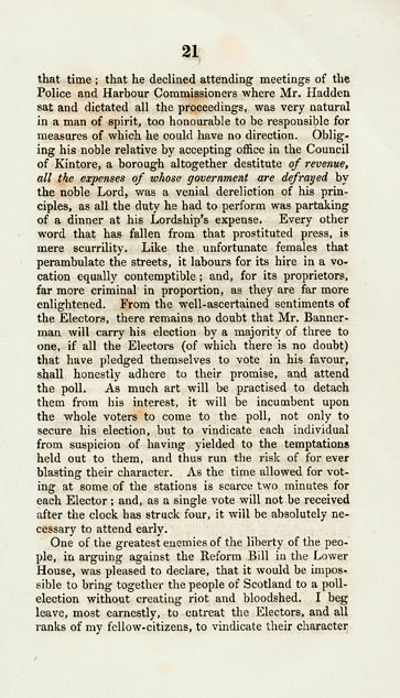 RAD134, A Word in Season to the Electors of the County and City of Aberdeen