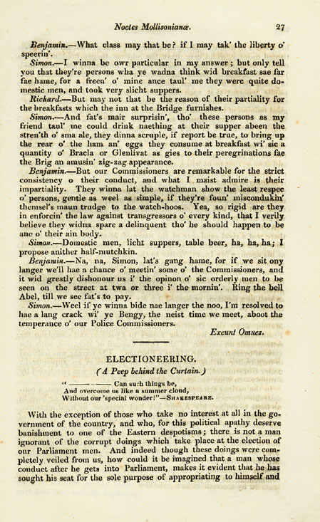 RAD137, Electioneering 