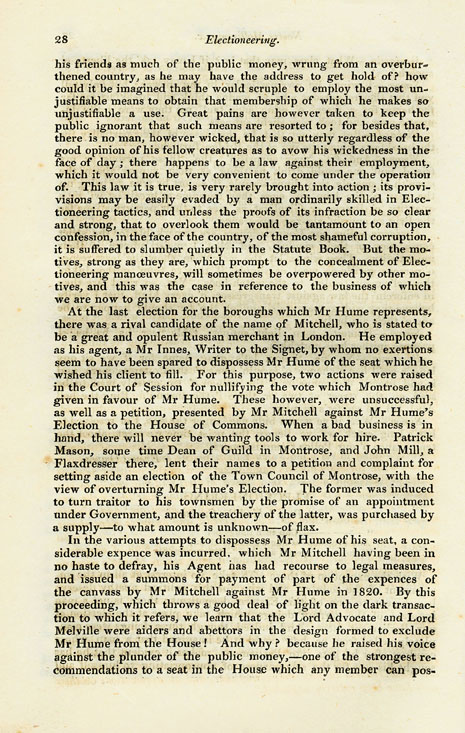 RAD137, Electioneering 