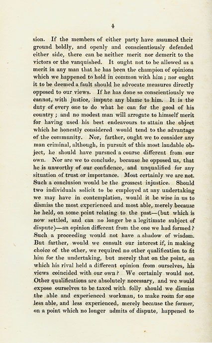 RAD140, Remarks on the Principles of the Opposing Candidates for the representation of Aberdeenshire