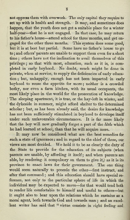 RAD141, Essay on the condition of the agricultural population, and the best means of ameliorating their state morally and socially