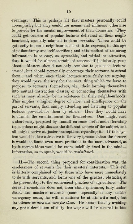RAD141, Essay on the condition of the agricultural population, and the best means of ameliorating their state morally and socially