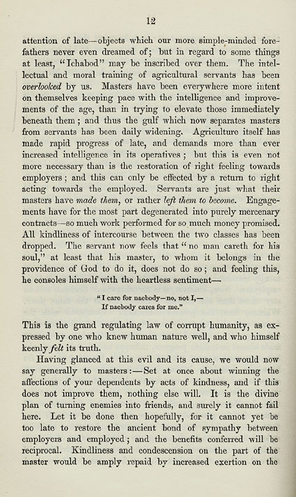RAD141, Essay on the condition of the agricultural population, and the best means of ameliorating their state morally and socially