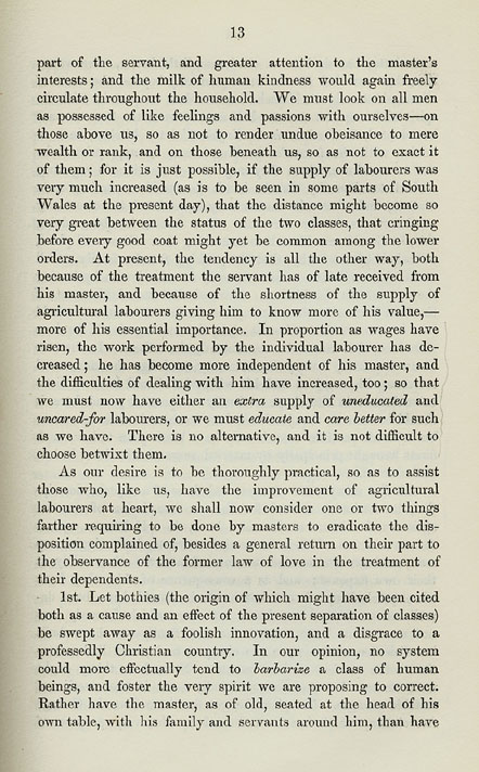 RAD141, Essay on the condition of the agricultural population, and the best means of ameliorating their state morally and socially
