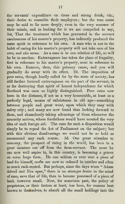 RAD141, Essay on the condition of the agricultural population, and the best means of ameliorating their state morally and socially