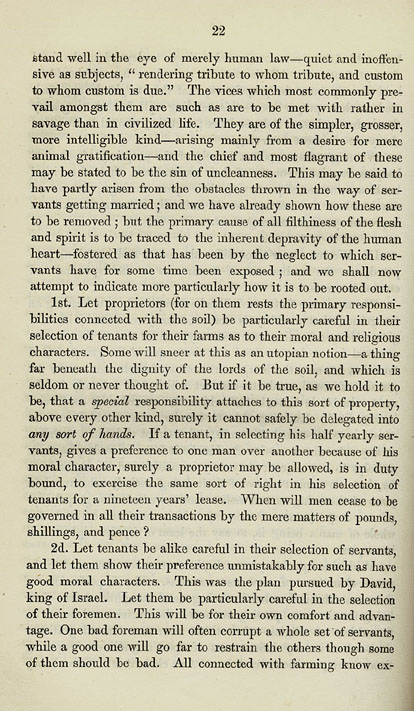 RAD141, Essay on the condition of the agricultural population, and the best means of ameliorating their state morally and socially