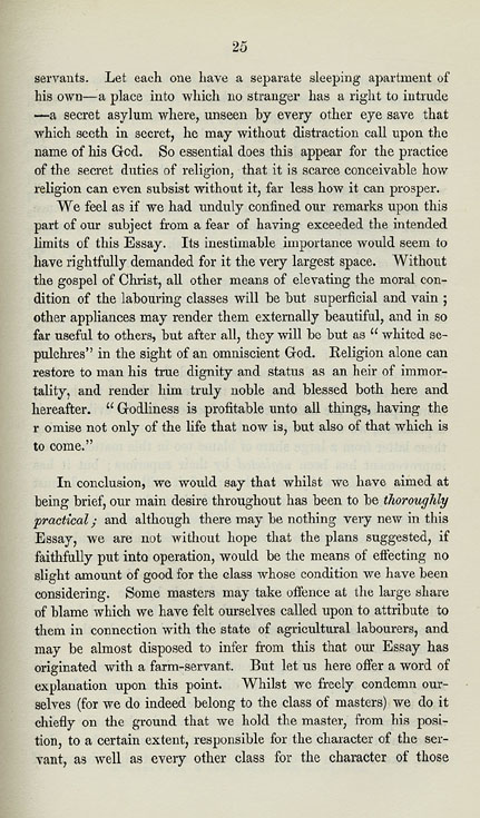 RAD141, Essay on the condition of the agricultural population, and the best means of ameliorating their state morally and socially