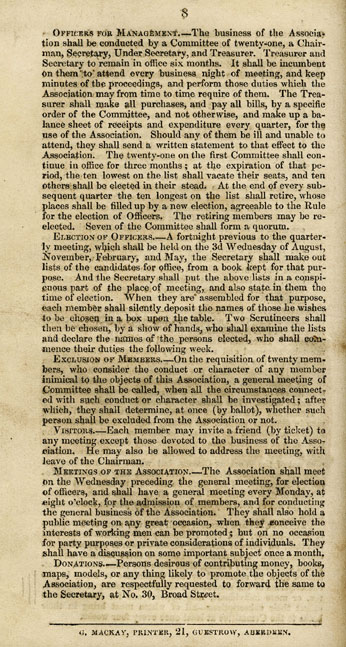 RAD143, Address to the Working Classes by the Aberdeen Working Men's Association