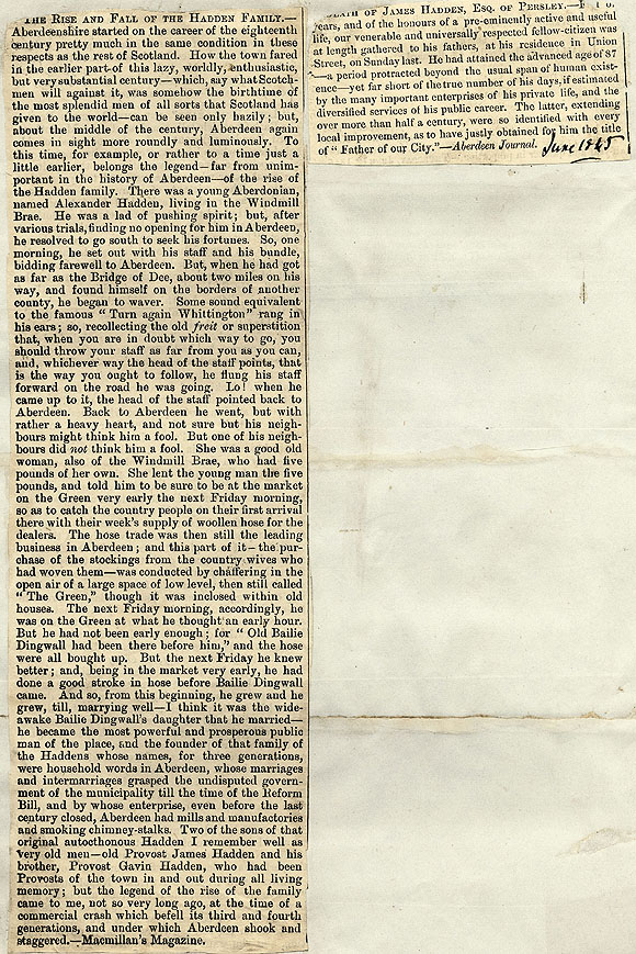 RAD152, The Rise and Fall of the Hadden Family