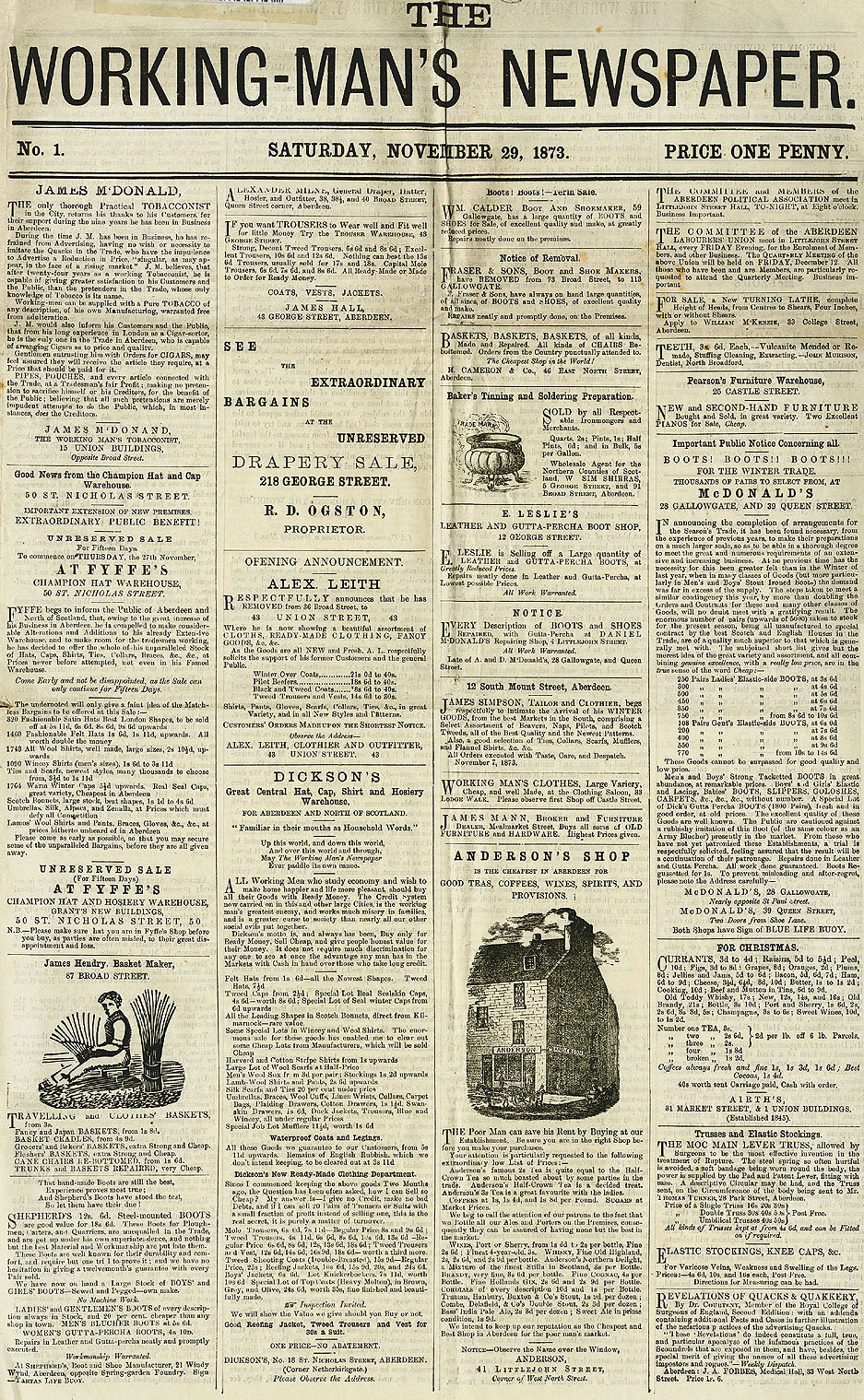 RAD156, The Working-Man's Newspaper