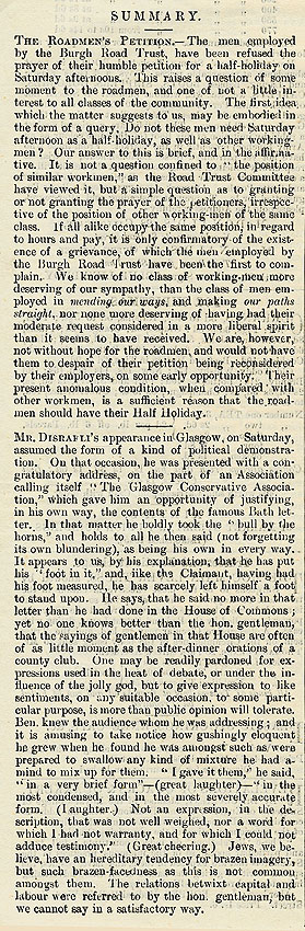 RAD156, The Working-Man's Newspaper