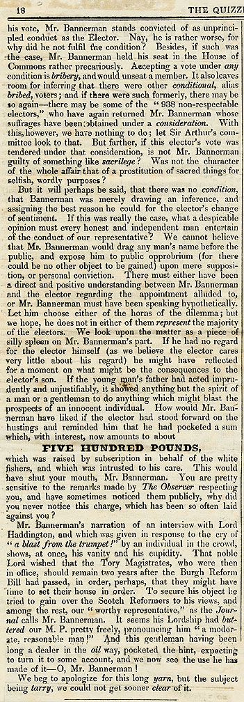 RAD158, The Quizzing Glass