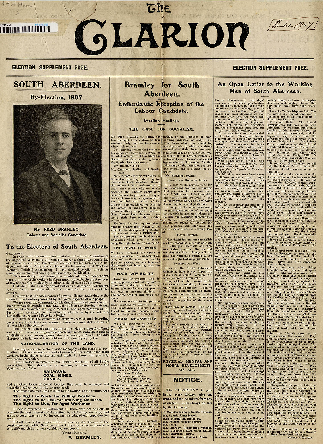 RAD159, The Clarion, Election Supplement