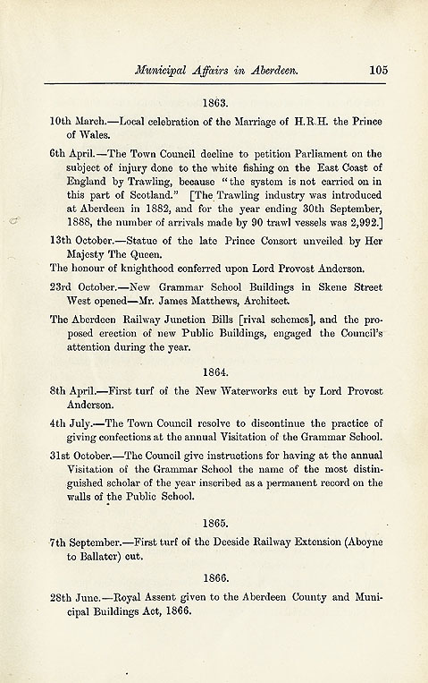 RAD161, Municipal Affairs in Aberdeen 1838 - 1888