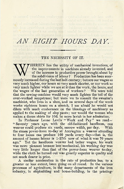 RAD165, An Eight Hours Day with Ten Hours Pay