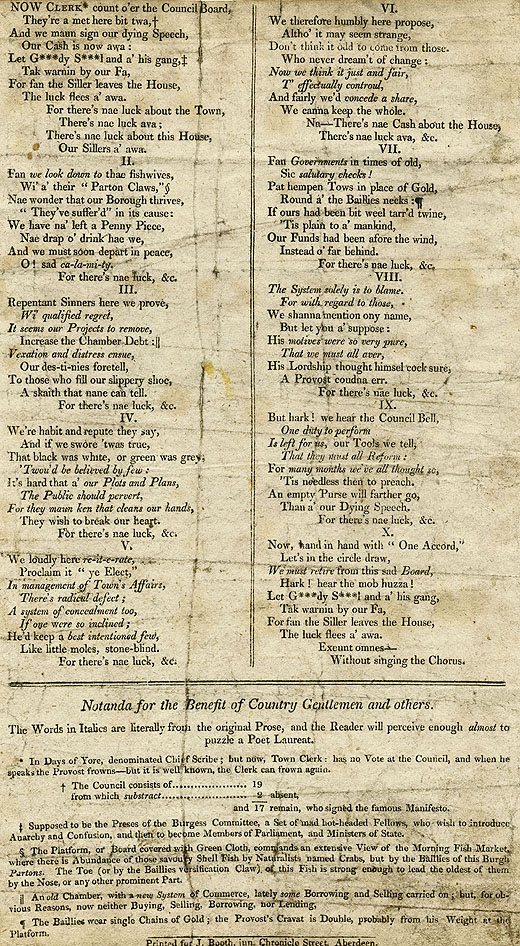 RAD166, The Last Speech of the Town's Officers