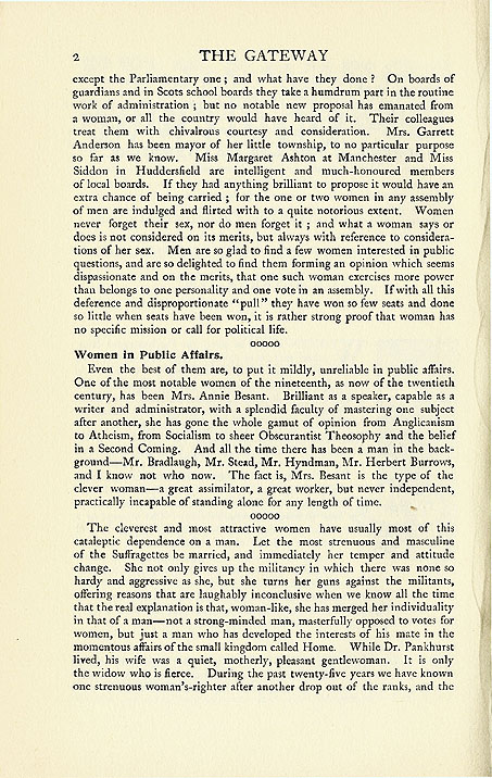 RAD169, Should Women Have the Parliamentary Vote?