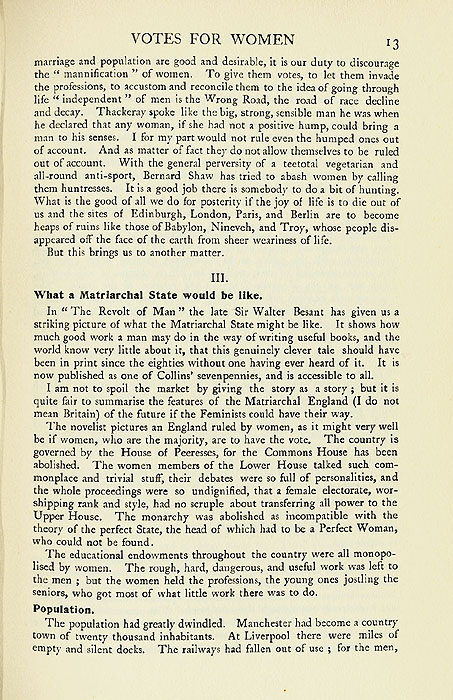 RAD180, Votes for Women: For and Against