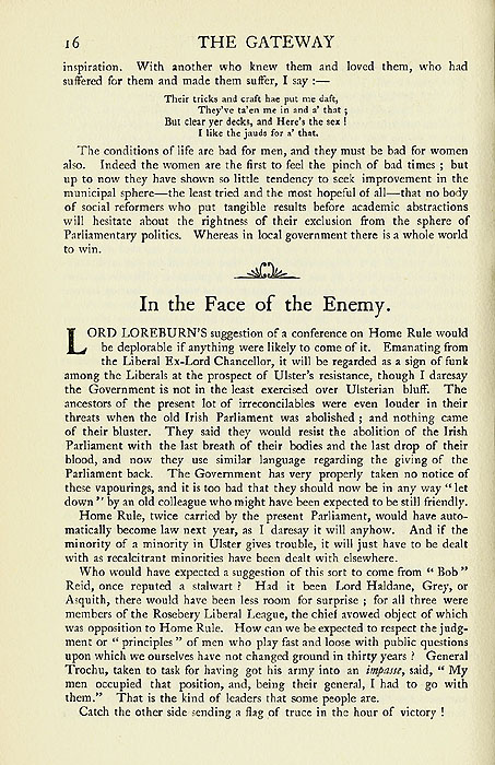 RAD180, Votes for Women: For and Against