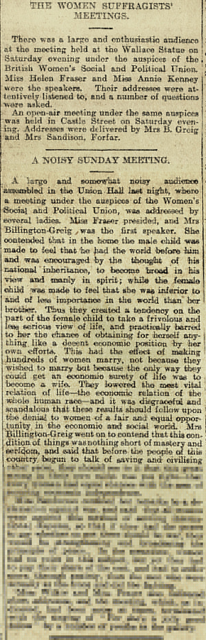 RAD182, Women Suffragists