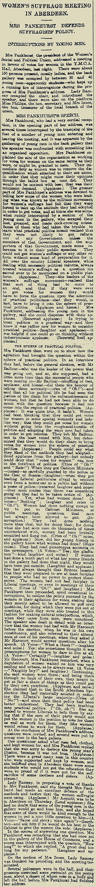 RAD182, Women Suffragists