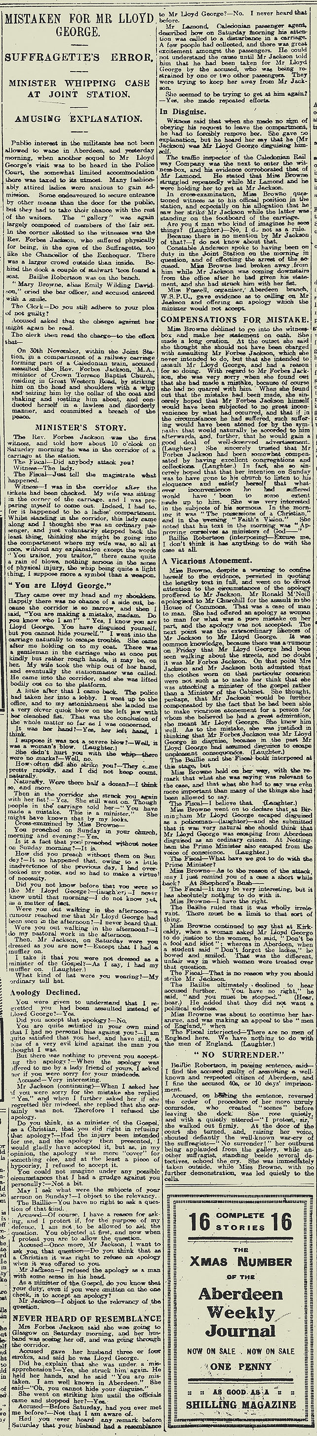 RAD182, Women Suffragists