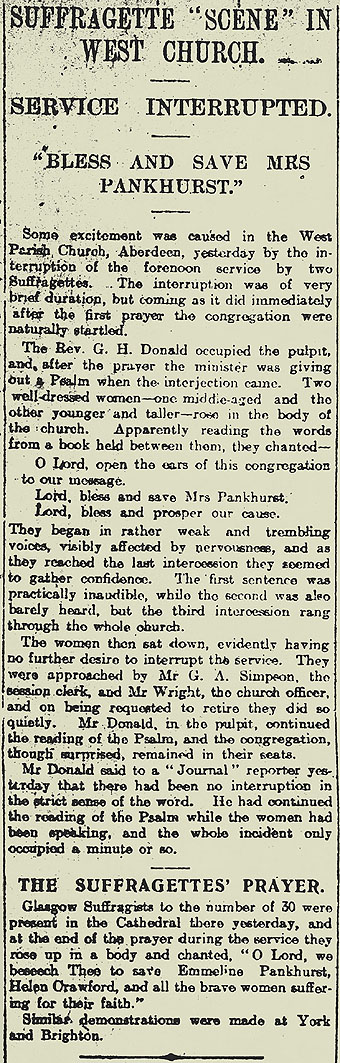 RAD182, Women Suffragists