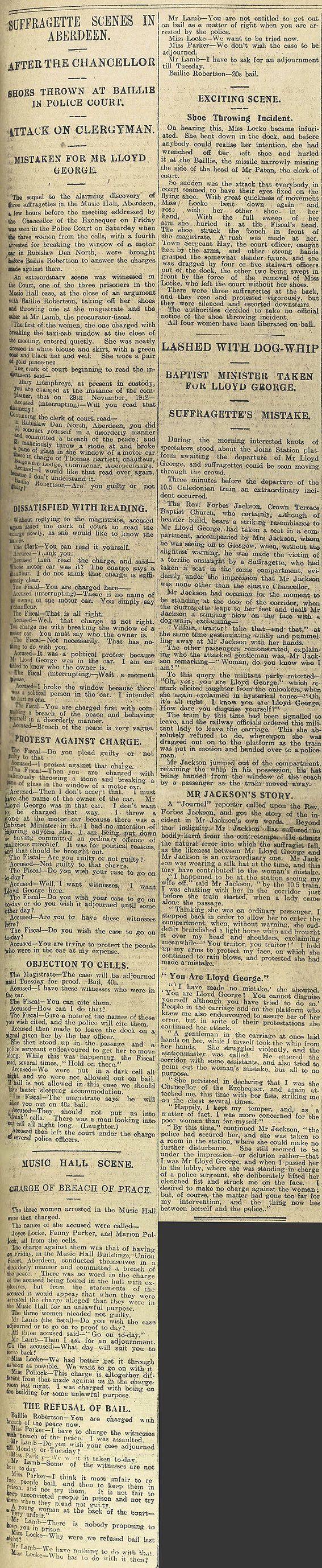 RAD182, Women Suffragists