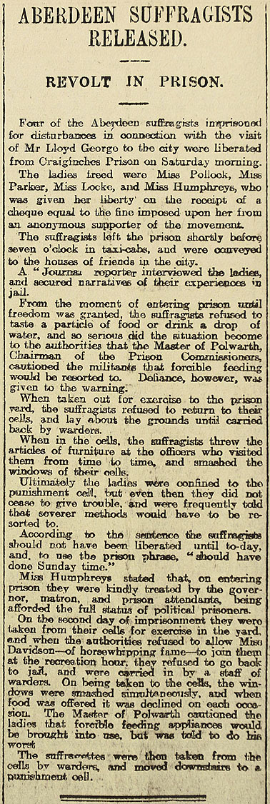 RAD182, Women Suffragists