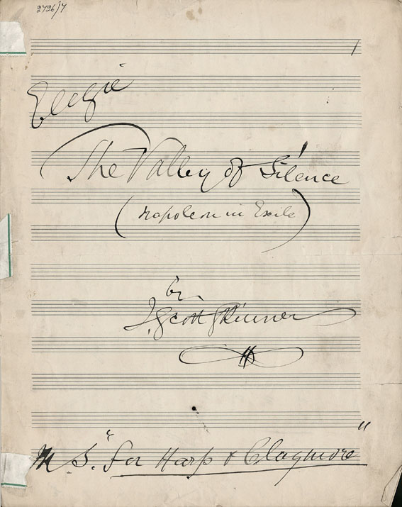 The Valley of Silence, title page