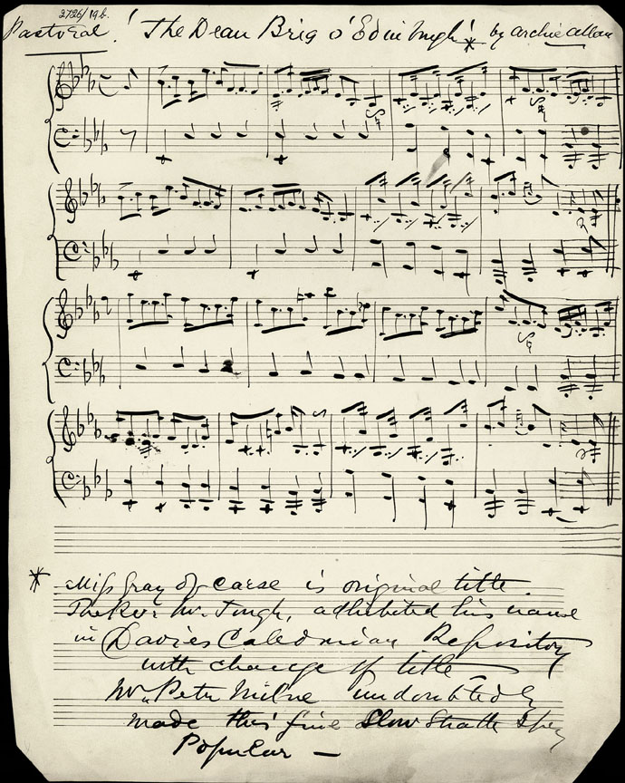 The Dean Brig o' Edinburgh