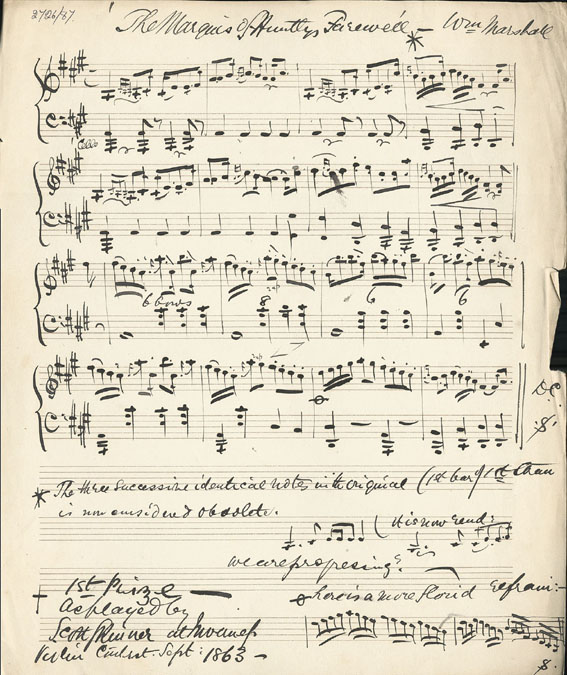 The Marquis of Huntly's Farewell