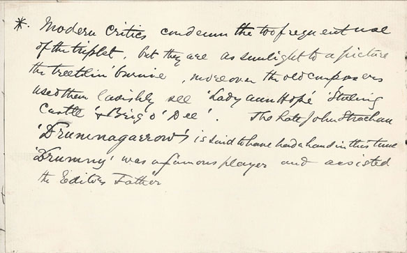 Note about Drumnagarry