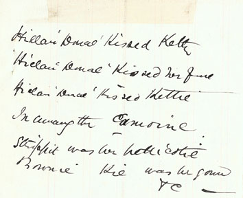 Words to Merry Kitty or Highland Donald