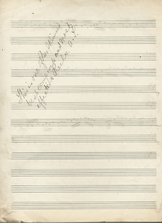 Note on verso of Sandie Grant o' Battangorm