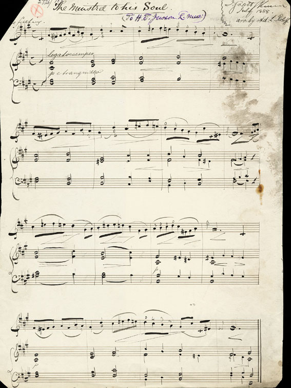 The Minstrel to his Soul