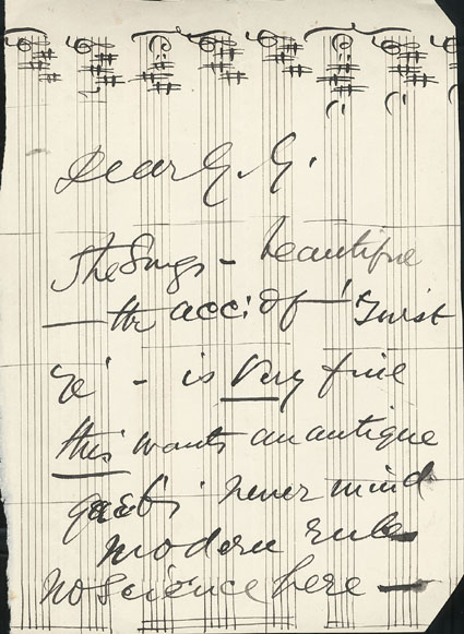 Note to Gavin Greig about Gin Y Kiss my wife