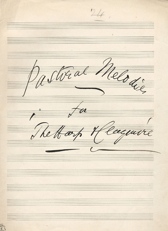 Folder for Pastoral Melodies