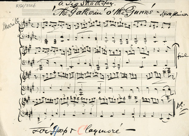 A Jig Strathspey, The Gatherin' o' the Gunns