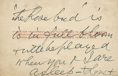 Letter card to James Macdonald, back