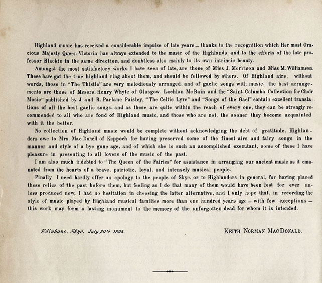 Gesto Collection, Preface, page 2 of 2