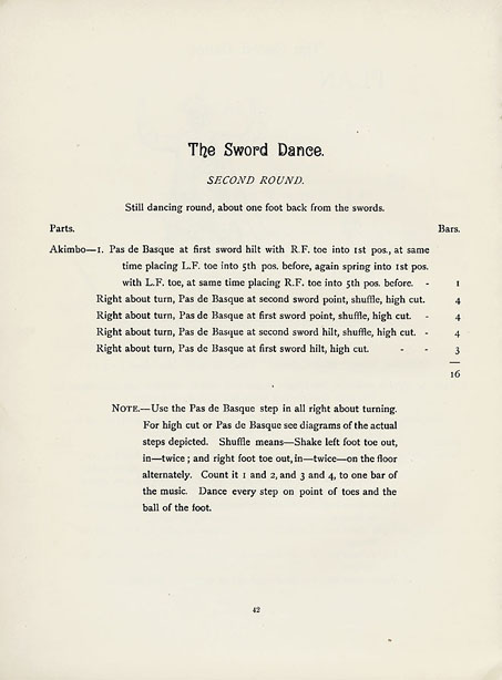 The Sword Dance, second round