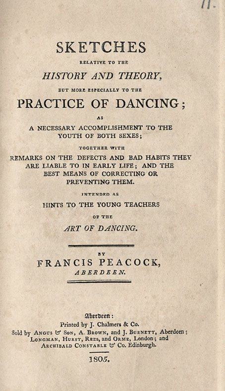Cover page, The Art of Dancing
