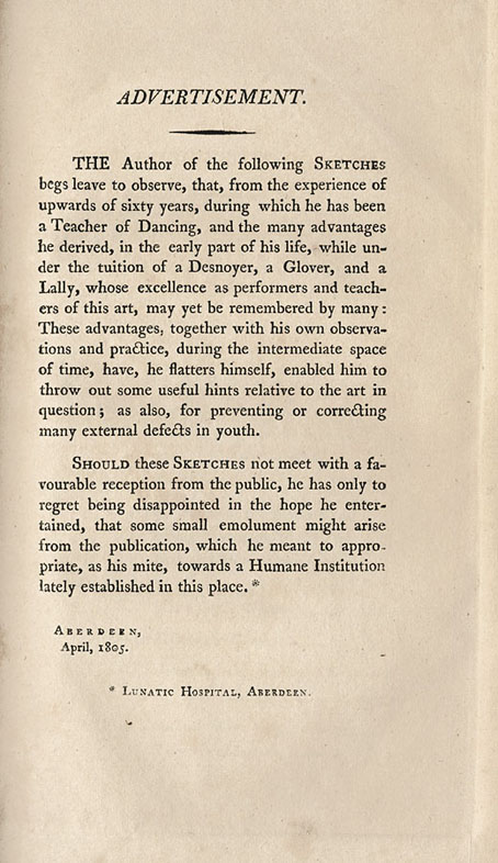 Advertisement appearing in Peacock's The Art of Dancing