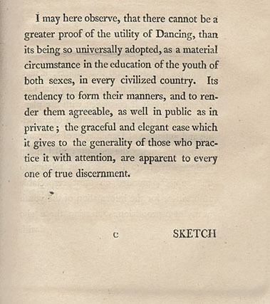 Observation by Francis Peacock in The Art of Dancing