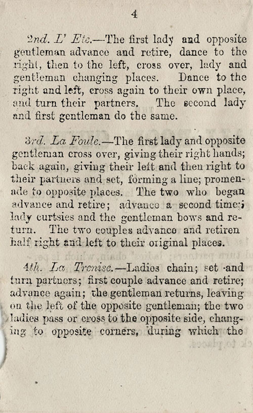 Page 2 of 3, Payne's First Set of Quadrilles, The Ball-Room Guide