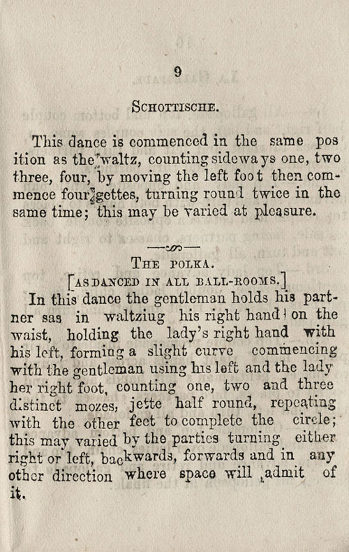 The Schottische and the Polka, The Ball-Room Guide